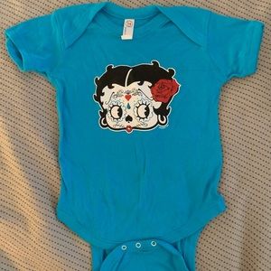 Betty Boop Dia de Muertos Onesie